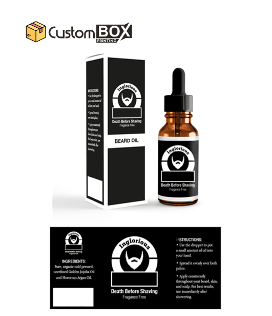Custom CBD Beard Oil Boxes