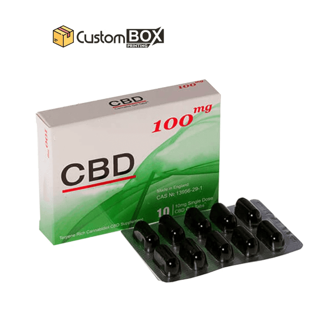 Custom CBD Pills Boxes